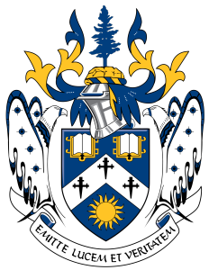 Laurentian University coat of arms via Wikipedia